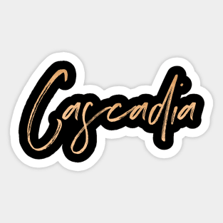 Cascadia Copper Sticker